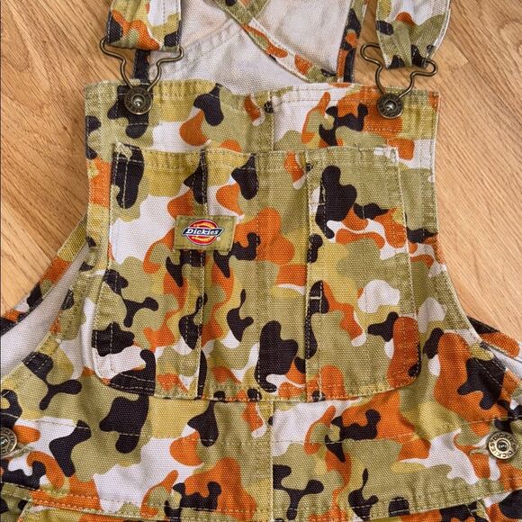 Dickie’s Camouflage Women's Overalls Artondale Duck Bib Camo Size XS - Picture 3 of 8